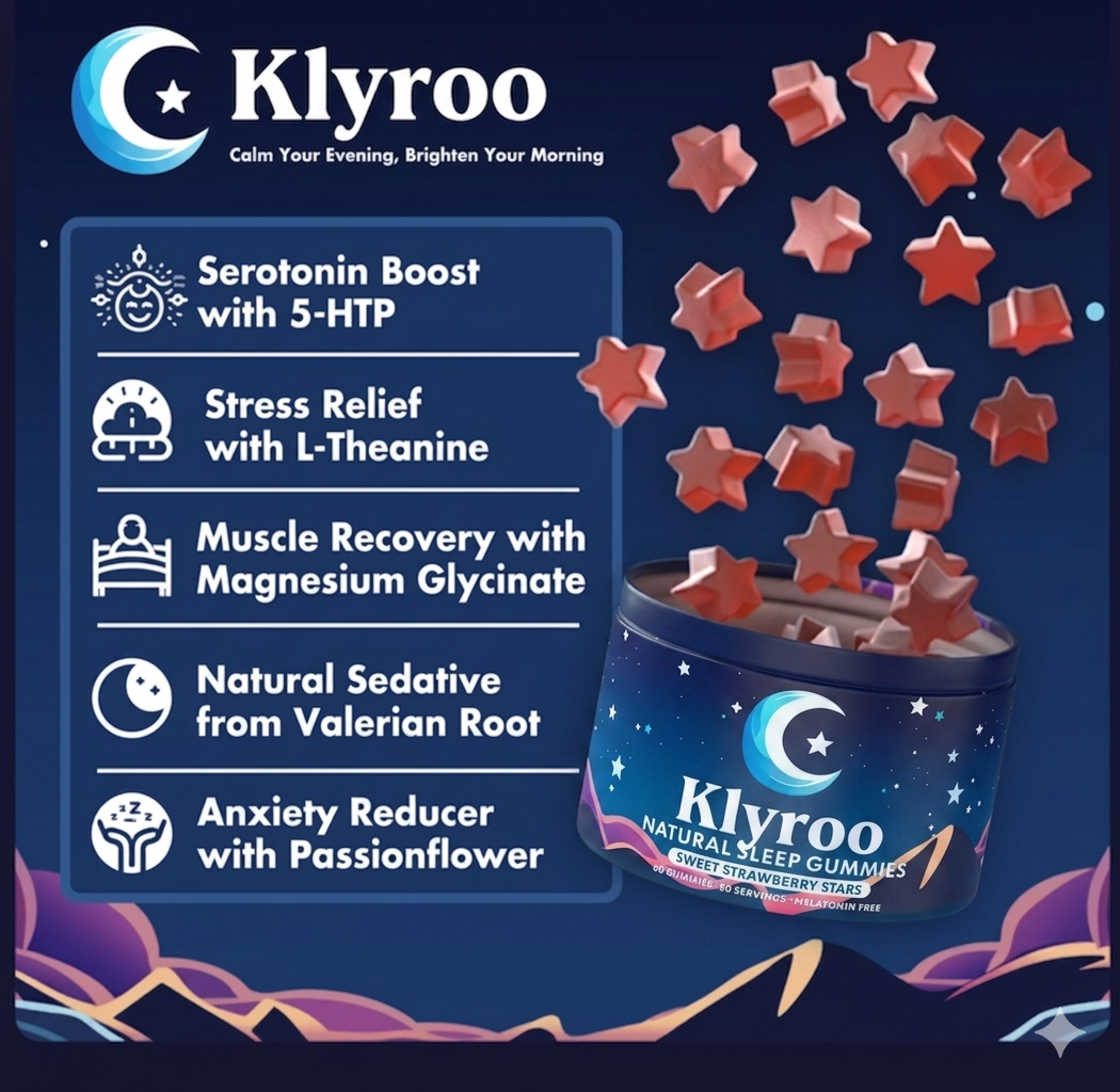 Klyroo Sleep Gummies — Melatonin-Free Deep Sleep Formula